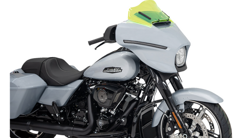 KLOCK WERKS Kolor Flare Windshield - 8" - Green Ice - Street Glide FLHX 2024+ - KWW-01-0726