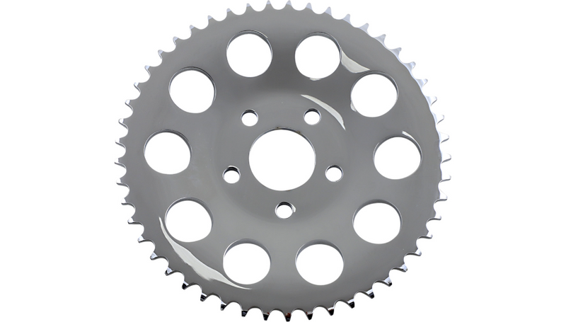 DRAG SPECIALTIES Rear Wheel Sprocket - 49-Tooth - Harley-Davidson 1982-1999 - Chrome 19432P - PartsOutlet.com.au