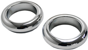 LA CHOPPERS Fork Dust Covers - 39 mm - Chrome LA-7503-39 - PartsOutlet.com.au