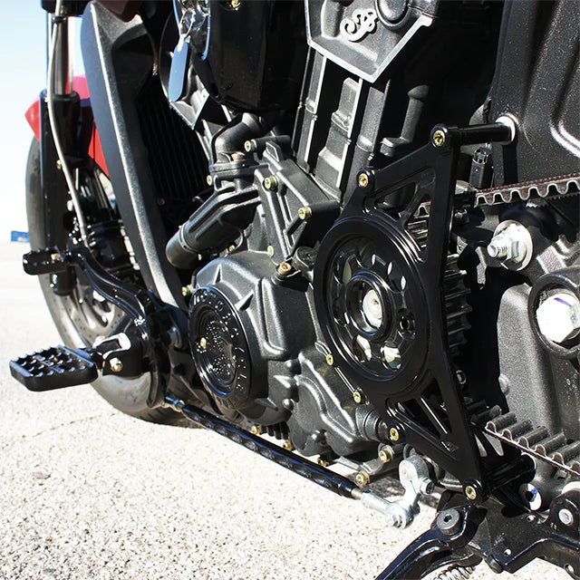 JOKER MACHINE Pulley Cover - Black - Indian Scout 2015-2023 - 30-800-1 - PartsOutlet.com.au