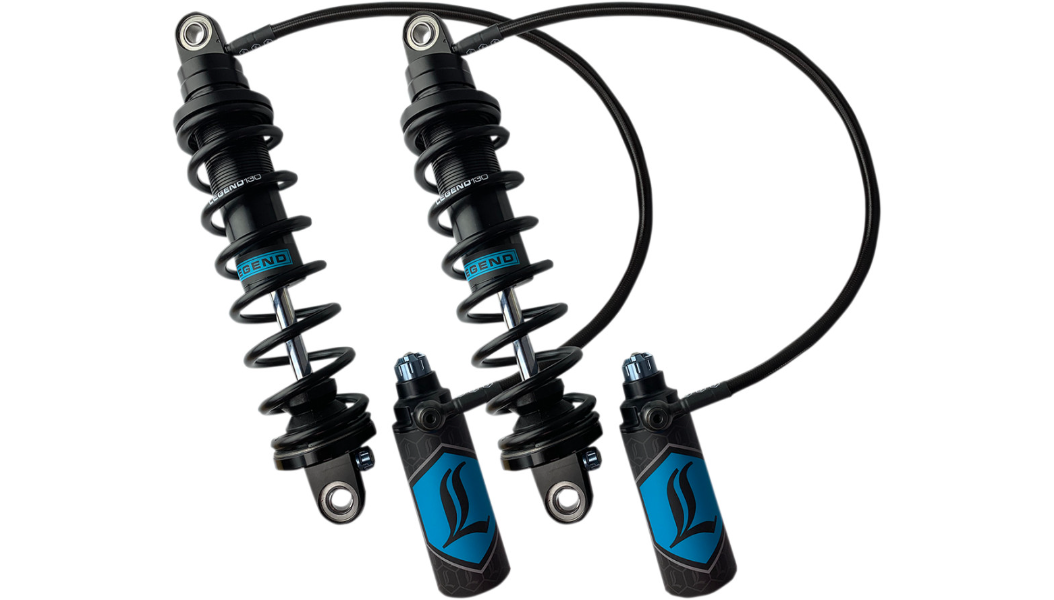 LEGEND SUSPENSION REVO ARC Remote Reservoir Shocks - Standard - Black - 13" - '09-'13 FL 1310-1882