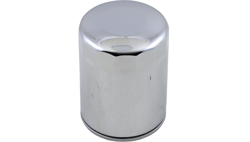 DRAG SPECIALTIES Oil Filter - Chrome - Harley-Davidson 2017-2024 - M8 14-0020CNU - PartsOutlet.com.au