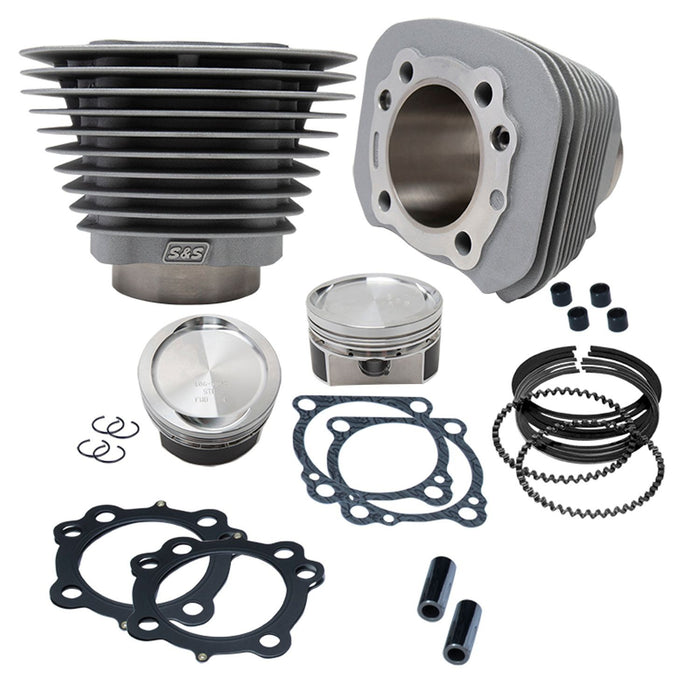 S&S CYCLE 883 to 1200cc Conversion Kit for 1986-2019 HD® Sportster® Models - Silver Finish 910-0688 - PartsOutlet.com.au