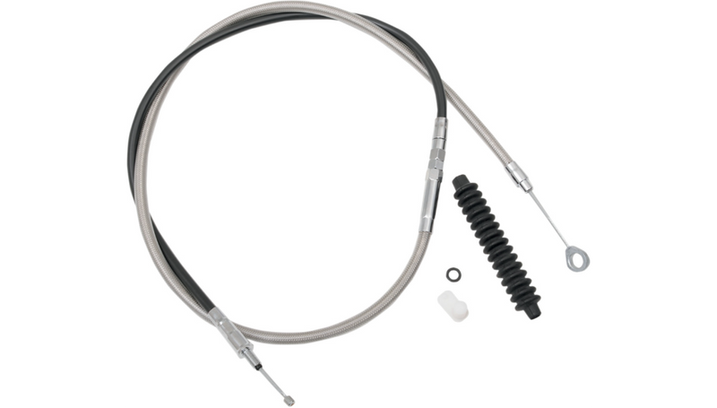 DRAG SPECIALTIES Clutch Cable - Braided - 62-11/16" - FL '89-'06 - 5321200HE