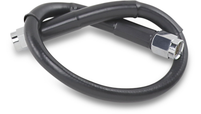 DRAG SPECIALTIES Universal Brake Line - Black - 12" - 812-BLK