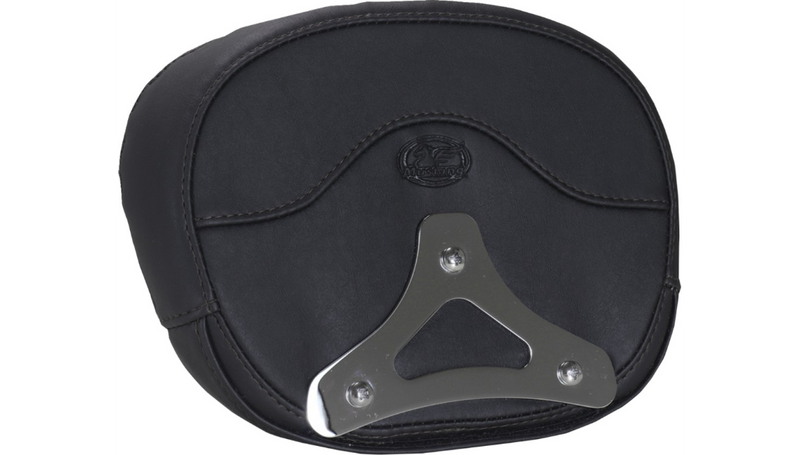 MUSTANG Deluxe Sissy Bar Pad - Diamond - Black Stitch - FLT/FLH '23-'25 - 88450