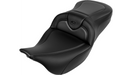 SADDLEMEN Roadsofa Seat - without Backrest - Carbon Fiber - Black Stitch - 'FL '08-'19 A808-07B-185BLK - PartsOutlet.com.au