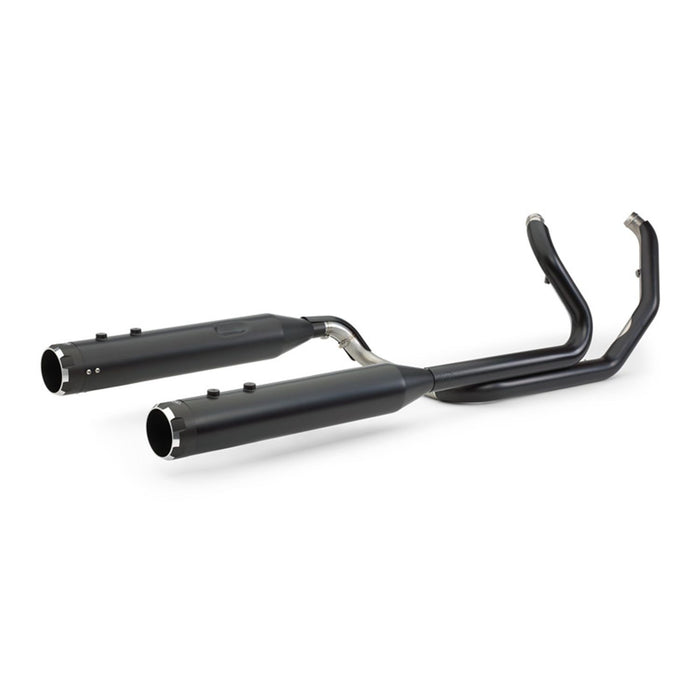 S&S CYCLE EL DORADO EXHAUST SYSTEM for 2009–2016 TOURING MODELS–Black with Black Thruster End Cap 550-0679B