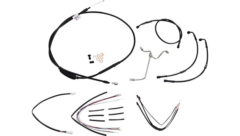 BURLY BRAND Control Kit - 16" Ape Hanger Handlebars - Road King '14-'16 - B30-1171