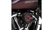 VANCE & HINES VO2 Cage Fighter Air Intake Kit - Black Contrast - Harley-Davidson 2017-2023 - 40366 - PartsOutlet.com.au