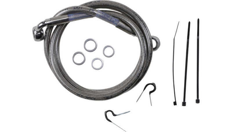 DRAG SPECIALTIES Brake Line - Front - 45-1/4" - FXST '99-'07 - 640210