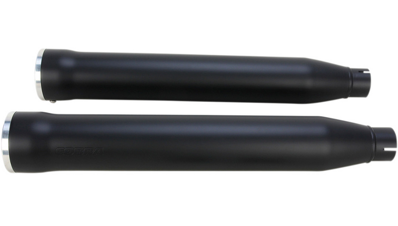 COBRA 3" RPT Mufflers - Softail '07-'17 - Black - 6051B