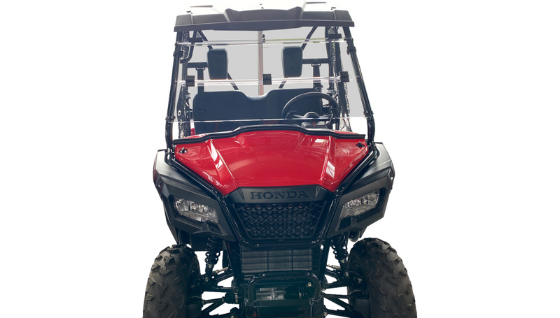 MOOSE UTILITY Full Folding Windshield - Deluxe - Honda Pioneer '16-'22 - V000264-12200M - PartsOutlet.com.au