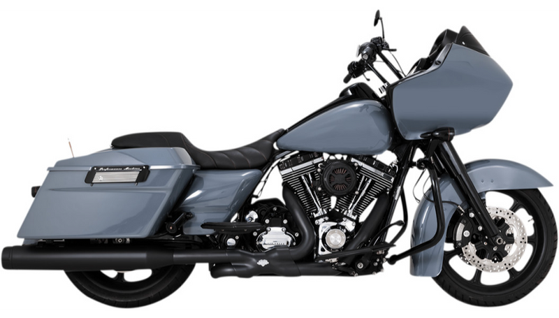 VANCE & HINES 4-1/2" Torquer Mufflers for FL '95-'16 - Black - 46673