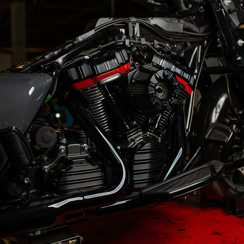 ARLEN NESS 10-GAUGE® INVERTED SERIES AIR CLEANER, ALL BLACK - 17-up M8 MODELS - 600-008 - PartsOutlet.com.au
