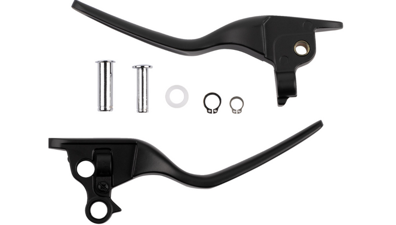 DRAG SPECIALTIES Levers - LSR - Black - '08-'13 FL - 053987 - PartsOutlet.com.au