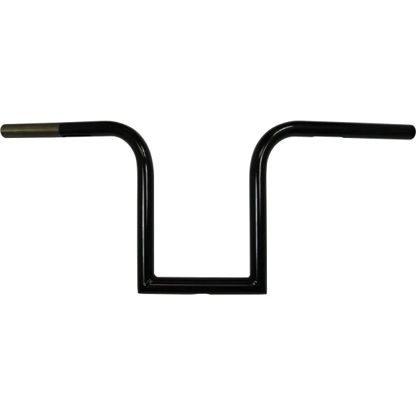 LA CHOPPERS 1" NARROW BOURBON APE BARS 10" RISE BLACK UNIVERSAL - LA-7381-10B