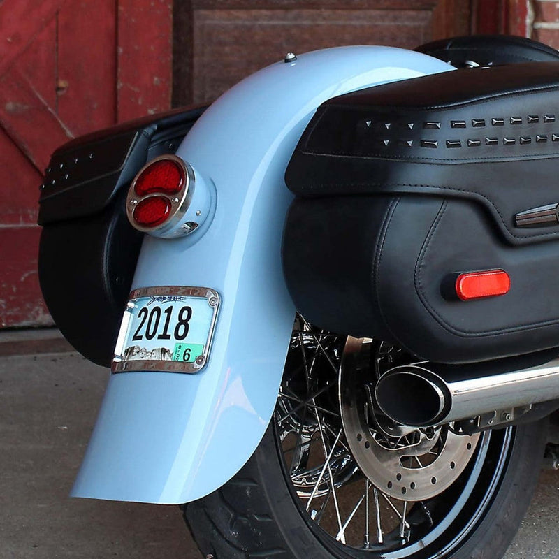 KLOCK WERKS Benchmark Rear Fender - Smooth - Steel - Softail '18-'25 - KWF-02-0488-S