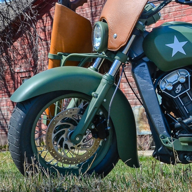 KLOCK WERKS Klassic Front Fender - Steel - 16"-19" - Indian Scout '15-'24 - KWF-04-0341