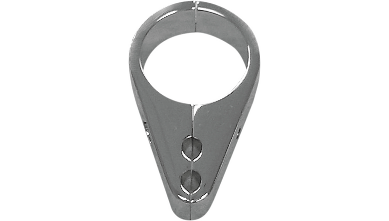 DRAG SPECIALTIES Cable Clamp - Dual Throttle/Idle - 1" - Chrome - 0658-0041