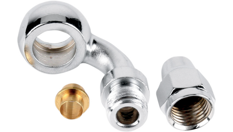 DRAG SPECIALTIES Banjo Fitting - 3/8"/10mm - 35 Degree - 350