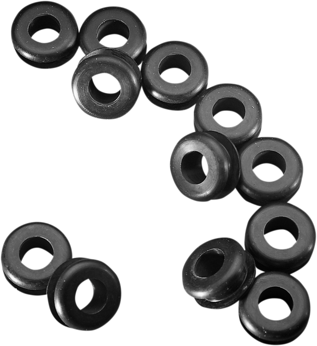 JAMES GASKET Mounting Grommets - Rubber - 12-Pack - Harley-Davidson '84-'99 - JGI-11447