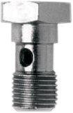 GOODRIDGE Banjo Bolt - 7/16-24 - Single - Chrome P775-44CH