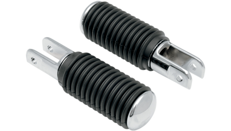 DRAG SPECIALTIES 5/8 Mount Pegs - Rubber - Chrome End 17-0445-BX-LB2 - PartsOutlet.com.au