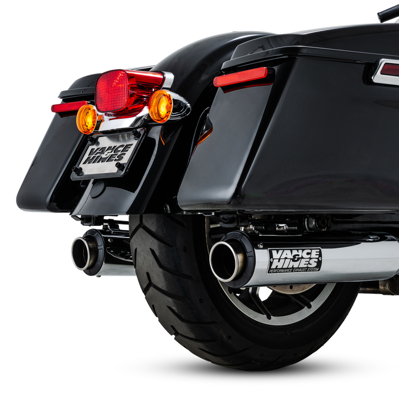 VANCE & HINES Supersport Slip-On Mufflers - Chrome - Touring '17-'25 - 16721