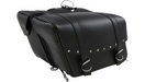 SADDLEMEN Highwayman Rivet Slant-Style Saddlebags - Large X021-03-041 - PartsOutlet.com.au