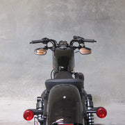 BILTWELL Handlebar - Mustache - Black - SLOTTED - 6013-2016 - PartsOutlet.com.au