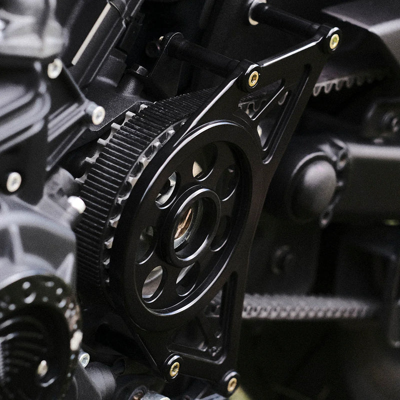 JOKER MACHINE Pulley Cover - Black - Indian Scout 2015-2023 - 30-800-1 - PartsOutlet.com.au