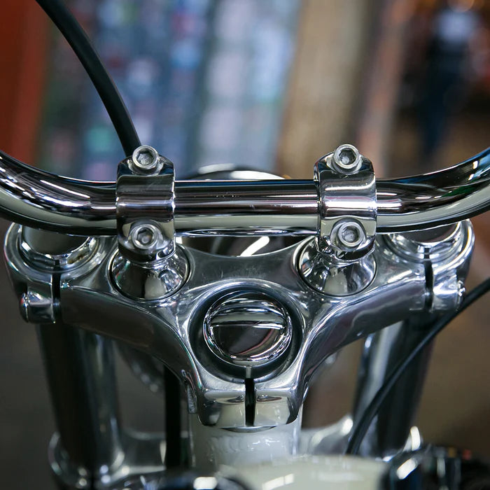 BILTWELL Risers - Slimline - 1-3/4" - Polished - Chrome - 6401-302-175