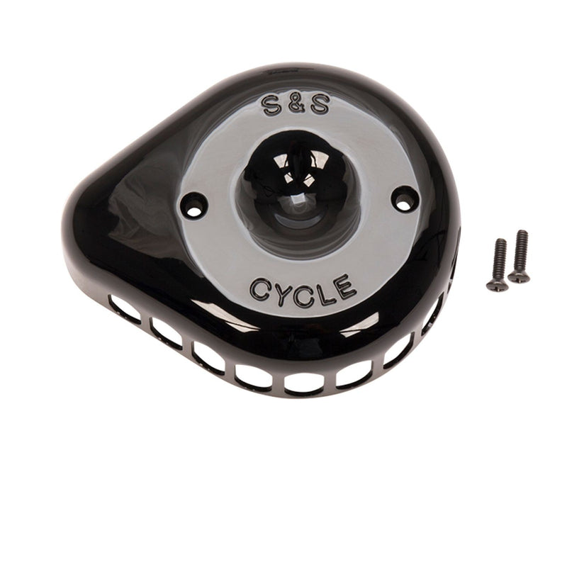 S&S CYCLE Mini Teardrop Air Cleaner Cover in Gloss Black for all Stealth Applications - 170-0366 - PartsOutlet.com.au