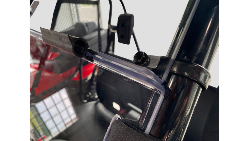 MOOSE UTILITY Full Folding Windshield - Deluxe - Honda Pioneer '16-'22 - V000264-12200M - PartsOutlet.com.au