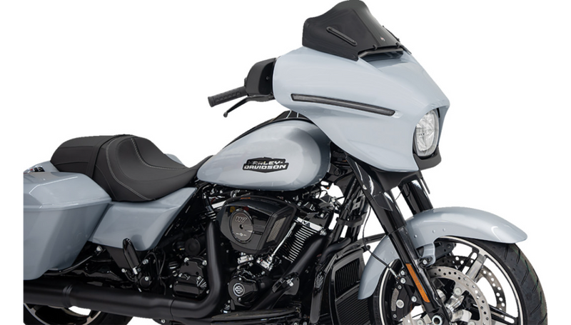 KLOCK WERKS Flare Windshield - 8" - Black - FLHX 2024+ - KWW-01-0707-B