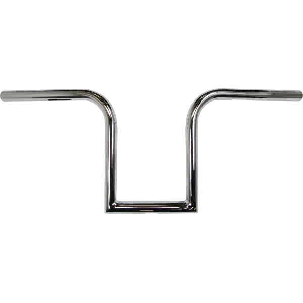 LA CHOPPERS 1" NARROW BOURBON APE BARS 10" RISE CHROME UNIVERSAL - LA-7381-10