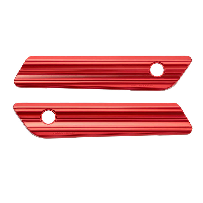 ARLEN NESS 10-GAUGE® SADDLEBAG LATCH COVERS, RED 14-UP FLT - 03-616 - PartsOutlet.com.au