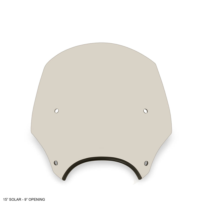 MEMPHIS SHADES El Paso Windshield - 15" - 9" Headlight Cutout - Solar - MEP5269