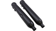 COBRA Neighbor Hater Mufflers for '95-'16 Bagger - Black 6107RB - PartsOutlet.com.au
