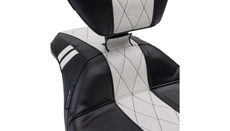 LE PERA Outcast Seat - White Diamond - FL '08-'19 LK-987BRGTWDM - PartsOutlet.com.au