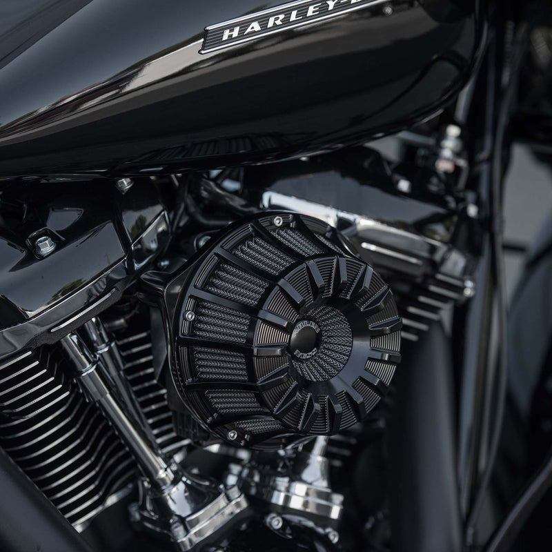 ARLEN NESS Inverted Series Air Cleaner Kit - 15-Spoke - 2025+ Softail & Touring Models - All Black 600-223