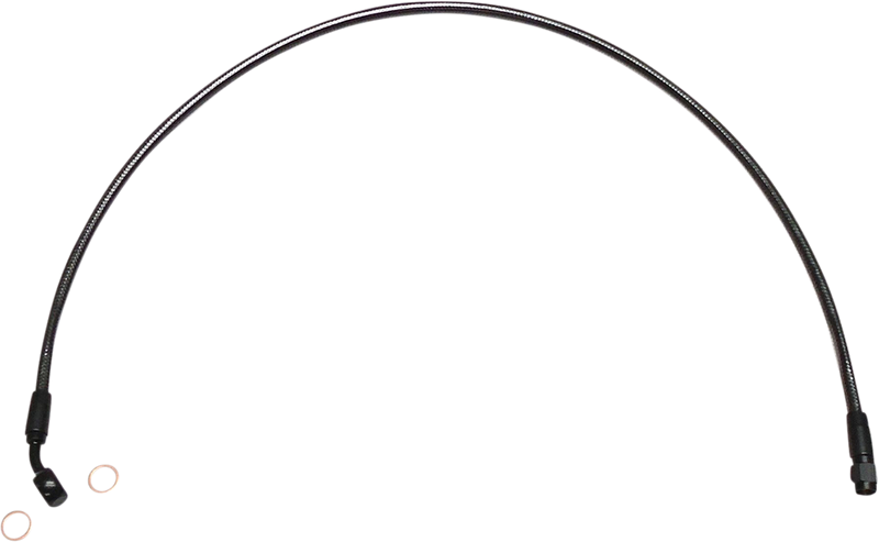 MAGNUM SHIELDING Brake Line - 12mm-35? - 24" - Black Pearl AS478124