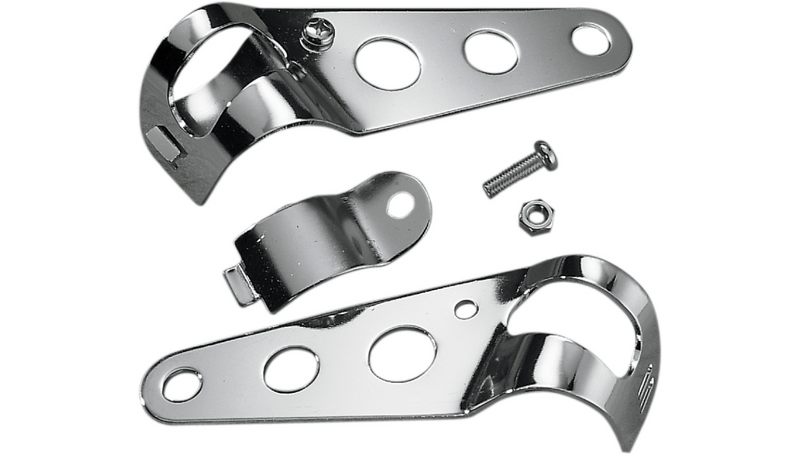DRAG SPECIALTIES 5-1/2" Side-Mount Headlight Mount Bracket 62101