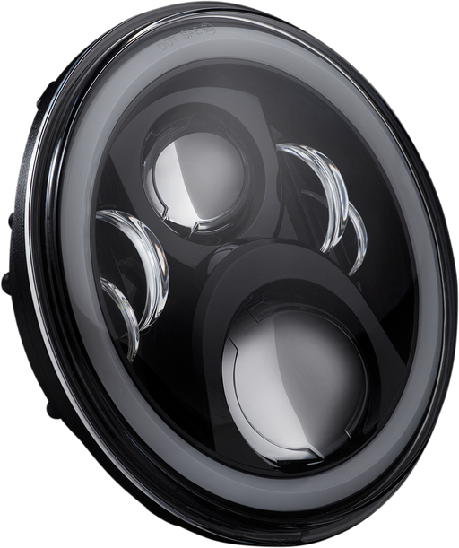 CUSTOM DYNAMICS Headlamp - 7" - LED - Black