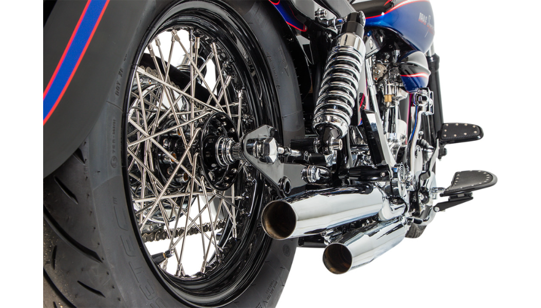 DRAG SPECIALTIES Spoke Set - Drop Center - Front/Rear - Harley-Davidson 1940-2020 - Stainless Steel - 16" 16-0501SS-BC629