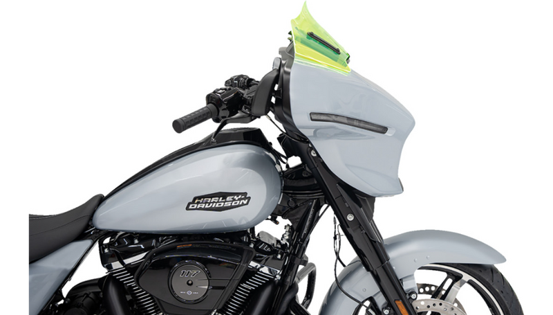 KLOCK WERKS Kolor Flare Windshield - 8" - Green Ice - Street Glide FLHX 2024+ - KWW-01-0726