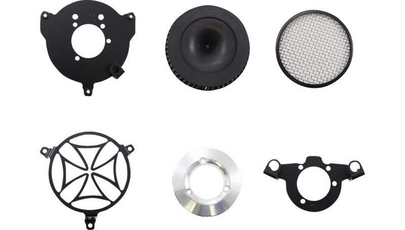 COBRA Air Cleaner Kit - '04-'22 XL Black 606-0103-02B-SB - PartsOutlet.com.au