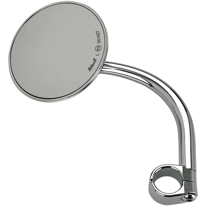 BILTWELL Clamp-On Utility Mirror - Round - Chrome 6503-578-531 - PartsOutlet.com.au