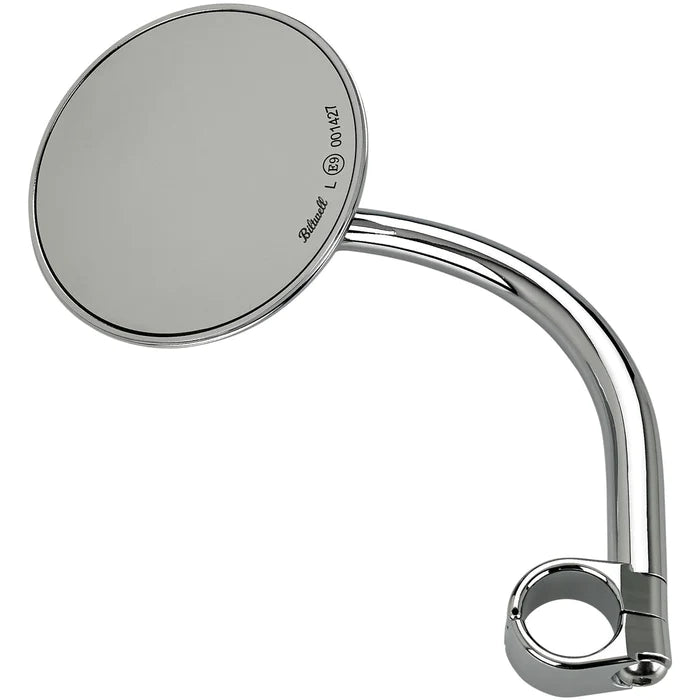 BILTWELL Clamp-On Utility Mirror - Round - Chrome 6503-578-531
